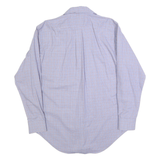LAUREN RALPH LAUREN Mens Blue & Red Check Shirt L Classic Fit Cotton Long Sleeve