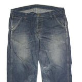 CARHARTT Mens Jeans Blue Regular Straight Denim Medium W40 L25 Utility Workwear