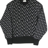 CHAMPION REVERSE WEAVE Mens Black All Over Print Pullover Hoodie S