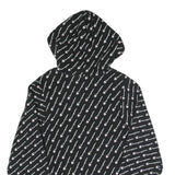 CHAMPION REVERSE WEAVE Mens Black All Over Print Pullover Hoodie S