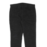 LEVI'S Mens Cotton Blend Black Slim Straight Trousers W34 L29 Casual Zip Cotton