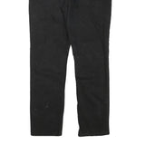 LEVI'S Mens Cotton Blend Black Slim Straight Trousers W34 L29 Casual Zip Cotton