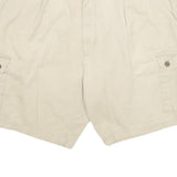 CHAPS RALPH LAUREN Mens Shorts Beige Casual Cargo Plain L W36 Classic Cotton
