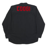 COOGI Mens Black & Red Logo Cotton Blend Shirt XL Button Front Long Sleeve