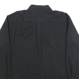 NAUTICA Mens Black Cotton Button Down Shirt XL Classic Logo Chest Pocket