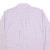 LAUREN RALPH LAUREN Mens White Red Blue Check Shirt XL Classic Fit Cotton Blend