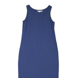 JESSICA HOWARD Womens Blue Sleeveless Day Dress Polyester Blend M Comfortable