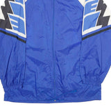 ERIMA Mens Blue White Black Nylon Zip Jacket M Athletic Colourblock Casual