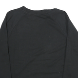 LEVI'S Mens Black Sweatshirt Crew Neck S Cotton Blend Logo Pullover Casual