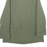 ERSTMUSTER Womens Green Quilted Jacket UK 12 Zip Closure Classic Fit