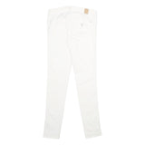 GUESS Womens White Relaxed Skinny Denim Medium W29 L32 Cotton Blend Jeans