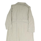 BURTON Womens Beige Cotton Blend Classic Trench Jacket L Button Closure
