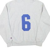 CHAMPION Mens Grey Lady Eagle Soccer Pullover Hoodie M Sportswear Cotton Blend