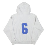 CHAMPION Mens Grey Lady Eagle Soccer Pullover Hoodie M Sportswear Cotton Blend