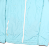 MAMMUT Mens Blue Jacket L Polyester Plain Lightweight Outdoor Zip