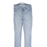 LEVI'S Womens Slim Blue Skinny Denim Light Wash Jeans W26 L29 Stretch Casual