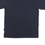 NAUTICA Mens Navy Blue Short Sleeve Plain XL Cotton Blend Polo Shirt