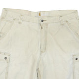 CARHARTT Mens Shorts Beige Casual Cargo XL W40 Relaxed Fit Workwear