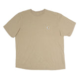 CARHARTT Mens Beige Pocket T-Shirt XL Short Sleeve Crew Neck Cotton Casual