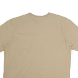 CARHARTT Mens Beige Pocket T-Shirt XL Short Sleeve Crew Neck Cotton Casual