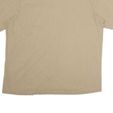 CARHARTT Mens Beige Pocket T-Shirt XL Short Sleeve Crew Neck Cotton Casual