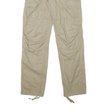 CARHARTT Mens Cotton Blend Beige Workwear Regular Straight Trousers W32 L31