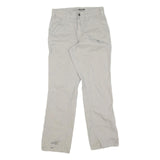 CARHARTT Mens Cotton Regular Beige Trousers W28 L30 Workwear Zip Closure