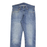 LEVI'S 501 Mens Jeans Blue Regular Straight Denim Medium W32 L30 Classic Button