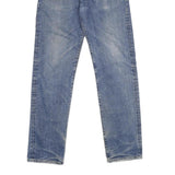 CARHARTT WIP Mens Jeans Blue Regular Straight Denim Medium W29 L32 Zip Closure