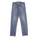 CARHARTT WIP Mens Jeans Blue Regular Straight Denim Medium W29 L32 Zip Closure