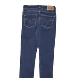 LEVI'S Womens Slim Blue Skinny Denim Dark W25 L29 Stretch Zip Jeans