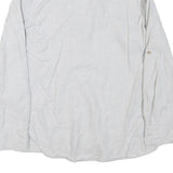 ZARA Womens White Basic Shirt Long Sleeve Collared M Button Front Casual