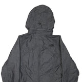 THE NORTH FACE Womens Grey Jacket M Polyester Blend Zip Hooded Outdoor Casual