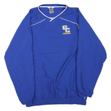 RUSSELL ATHLETIC Mens Blue Polyester Blend Pullover Jacket M Cotton Blend