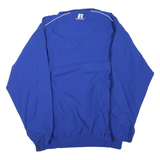 RUSSELL ATHLETIC Mens Blue Polyester Blend Pullover Jacket M Cotton Blend