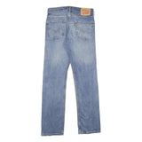 LEVI'S 513 Mens Jeans Blue Slim Straight Denim Light W30 L32 Classic Cotton