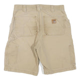 CARHARTT Mens Shorts Beige Casual M W32 Workwear Cotton Blend Pockets