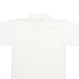 ARNOLD PALMER Mens White Short Sleeve Plain Polo Shirt S Classic Comfort