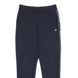 CHAMPION Mens Joggers Navy Blue M W30 L30 Logo Tape Slim Fit