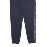 CHAMPION Mens Joggers Navy Blue M W30 L30 Logo Tape Slim Fit