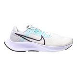 NIKE Air Zoom Pegasus 38 2021 Sneaker Trainers White Synthetic Womens UK 4.5