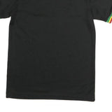ADIDAS Mens Black Red Green Yellow Football T-Shirt S Short Sleeve V-Neck Ziggo