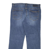 CALVIN KLEIN JEANS Womens Regular Fit Straight Denim Medium W38 L30 Blue Zip