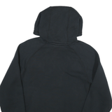 NIKE Mens Black Cotton Blend Hoodie S Sports Sweatshirt Pullover Casual