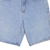 FORENZA Womens Shorts Blue Denim Casual L W28 Cotton Blend Relaxed Fit
