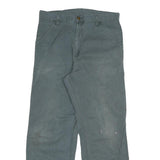 CARHARTT Mens Cotton Blend Relaxed W34 L30 Workwear Combat Trousers Zip Closure