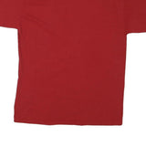 CHAMPION Mens Red Chico State Baseball Graphic T-Shirt L Short Sleeve Crew Neck