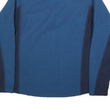 BERGHAUS Mens Blue & Navy Polyester Half Zip Jumper L Outdoor Activewear