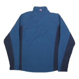 BERGHAUS Mens Blue & Navy Polyester Half Zip Jumper L Outdoor Activewear