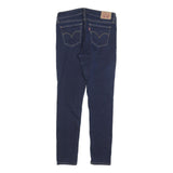 LEVI'S 711 Womens Slim Blue Denim Regular Slim Skinny W28 L30 Stretch Cotton